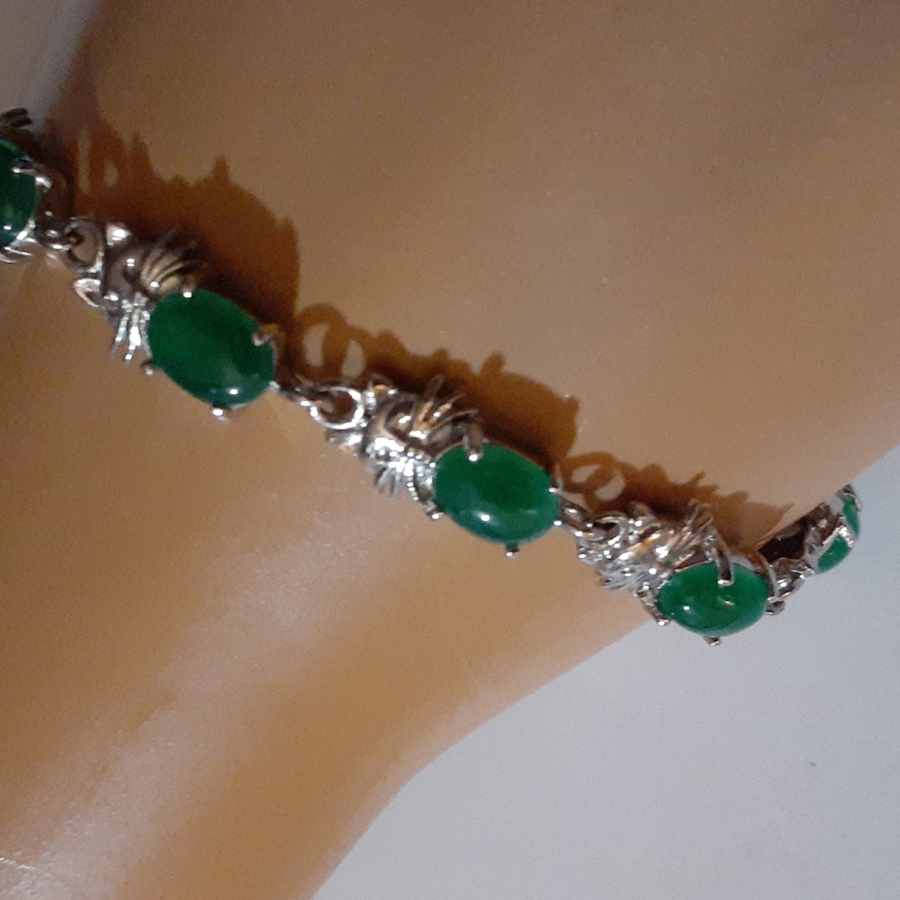 VTG Saint Patties Day 18kt GP Kitty Bracelet - Picture 5 of 8